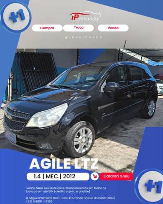 CHEVROLET AGILE 1.4 MPFI LTZ 8V FLEX 4P MANUAL